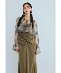 niana/ニアナ niana Many wayゴールドフラワードレス 2点セット ボレロ キャミワンピース 結婚式 成人式 二次会 同窓会 入学式 卒業式 パーティードレ/508199771