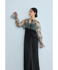 niana/ニアナ niana Many wayゴールドフラワードレス 2点セット ボレロ キャミワンピース 結婚式 成人式 二次会 同窓会 入学式 卒業式 パーティードレ/508199771