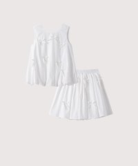 LA POMME petit/ラポミ プチ LA POMME petit Sweet Ribbon Applique Balloon Vest Set Up/508199839