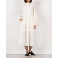 hunch/ハンチ hunch 60ハイカウントローン シルケット加工 シャツワンピース/508200073