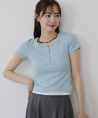 BLUEEAST/ブルーイースト BLUEEAST ヘンリーネック半袖Tシャツ/508200156