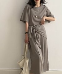 ARGO TOKYO/アルゴトウキョウ ARGO TOKYO 2WAY Crew－neck CutSew Onepiece 29102 2ウエイクルーネックカットソーワンピース カッ/508200231