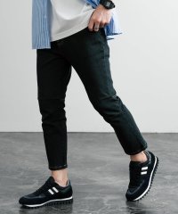 Rocky Monroe/ロッキーモンロー Rocky Monroe デニムパンツ クロップド ストレッチ メンズ スリム 7分丈 膝タック インディゴ ブリーチ リジッド ヴィンテージ/508200234