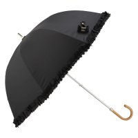 LANVIN en Bleu/ランバンオンブルー LANVIN en Bleu 日傘 完全遮光 晴雨兼用 長傘 雨傘 レディース 50cm 軽量 UVカット 一級遮光 遮熱 ドビーフリル/508200242