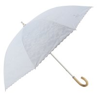 LANVIN COLLECTION/ランバン コレクション LANVIN COLLECTION 長傘 雨傘 スカラ刺繍レース 50cm UVカット 遮光 遮熱 12089－06/508200249