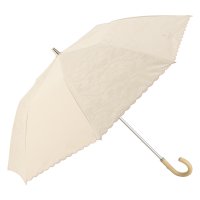 LANVIN COLLECTION/ランバン コレクション LANVIN COLLECTION 折りたたみ傘 2段 雨傘 スカラ刺繍 48cm UVカット 遮光 遮熱 12089－51/508200250
