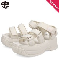 SHAKA/シャカ SHAKA サンダル スポーツサンダル ネオ バンジー チャンキー レディース 厚底 NEO BUNGY CHUNKY オフ ホワイト SK－114/508200260