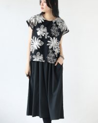OTONA/オトナ OTONA 品映え叶える刺繍の華やぎ大人のレイヤードセットワンピース/508200297