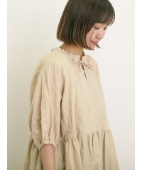 Samansa Mos2/裾刺繍前後2WAYスキッパーチュニック/508200419