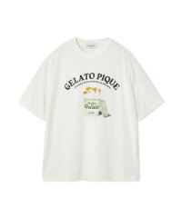 GELATO PIQUE HOMME/【HOMME】【接触冷感】レーヨンスリーピングドッグワンポイントTシャツ/508200466