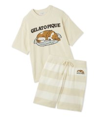GELATO PIQUE HOMME/【ONLINE限定】【HOMME】エアリーモコドッグジャガードプルオーバー&ハーフパンツセット/508200477