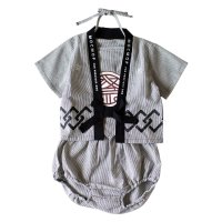 moc mof/モクモフ mocmof ベビー服 羽織り 前掛け ブルマ 3点セット ベビー キッズ 新生児 肌着 赤ちゃん 女の子 男の子 622－566144【返品不可商品/508200527