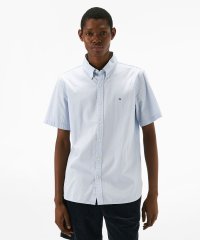 TOMMY HILFIGER/トミー ヒルフィガー TOMMY HILFIGER シアサッカーソリッドレギュラーフィットショートスリーブシャツ/508200629