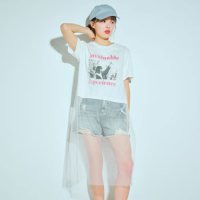 Lovetoxic/ラブトキシック Lovetoxic チュールレイヤードTシャツ/508200659