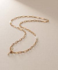 COCOSHNIK /K10ダイヤモンド 中空プリムダイヤバー ネックレス/508200677