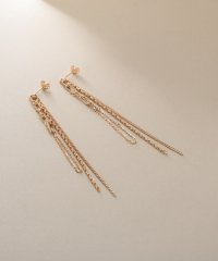 COCOSHNIK /K10ウェーブインフリンジ スタッズピアス/508200688
