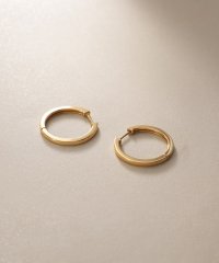 COCOSHNIK /K18平打ちフープ ワンタッチピアス/508200691