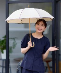 Reflect/【晴雨兼用／紫外線遮蔽率99％以上／雨の日もおしゃれに◎】バンブーハンドル長傘/508200698