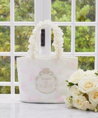 Maison de FLEUR/メゾン ド フルール Maison de FLEUR マリエペタルパールフリルハンドルトートバッグ/508200738