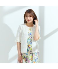 Rose Tiara(L SIZE)/ふくれジャカードニットカーディガン/508200769