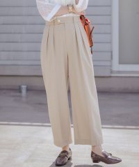 KUMIKYOKU（LARGE SIZE）/【接触冷感・WEB限定】スーパーライトストレッチ ワイドパンツ/508200800