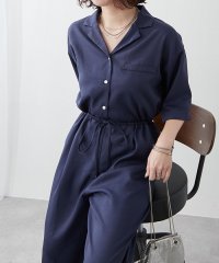 NICE CLAUP/OLIVE des OLIVE OUTLET/【@kana__18sセレクト】【サイズ展開あり】ハーフスリーブオールインワン/508200902