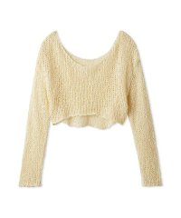 SNIDEL/シアースラブニットトップス/508201046