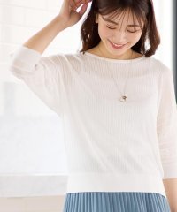 Reflect/【WEB先行カラーあり】オフボディプルオーバーニット/508201050