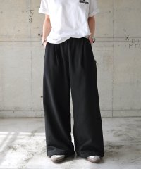 and　Me.../アンドミー andme 裏毛 スウェット タック ワイド パンツ/508201144