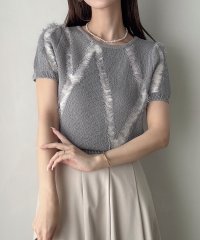 Meiru/メイル Meiru Meiru フリンジ半袖ニット/508201189