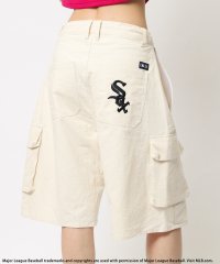 BACK TO THE FIELD (BTTF)/バック トゥー ザ フィールド （ビーティーティーエフ） BACK TO THE FIELD (BTTF) 【MLB】刺繍ロゴカーゴハーフパンツ/508201302