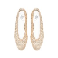 Emma Francis/【25SS】エマ フランシス Emma Francis 手編み フラット バレエシューズ/508201327