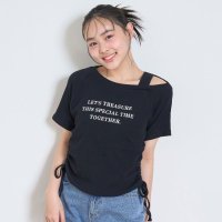 Lovetoxic/ラブトキシック Lovetoxic ワンショルドロストTシャツ/508201341