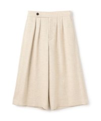 GALERIE VIE/スムースリネン ワイドクロップドパンツ/508201395