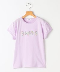 SHIPS KIDS/SHIPS KIDS:140～150cm / ガーリー 刺繍 ロゴ TEE/508017076