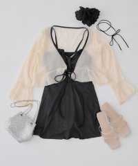 NICE CLAUP/OLIVE des OLIVE OUTLET/【WEB限定】【新色追加！】シアーボレロ×フリルキャミワンピ水着 2点セット/508132540