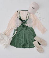 NICE CLAUP/OLIVE des OLIVE OUTLET/【WEB限定】【新色追加！】シアーボレロ×フリルキャミワンピ水着 2点セット/508132540