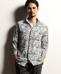 NICOLE CLUB FOR MEN/【RIELABO】アラカルトワッシャープリントシャツ/508152519