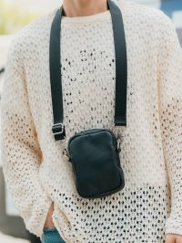 DEVICE+/デバイスプラス DEVICE＋ 本革カウレザー ミニショルダーバッグ/508177965
