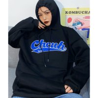 DEVICE/デバイス DEVICE 韓国風 ビッグシルエット フード付き カレッジロゴ フーディー パーカー/508178093
