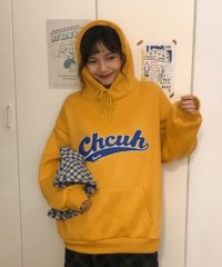 DEVICE/デバイス DEVICE 韓国風 ビッグシルエット フード付き カレッジロゴ フーディー パーカー/508178093