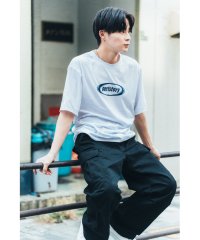 DEVICE/デバイス DEVICE ストリート風 ルーズスタイル 半袖Tシャツ/508178130