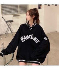 DEVICE/デバイス DEVICE ホッケーユニフォーム ルーズシルエット Vネック スウェット ロンT/508178180