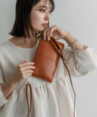 DEVICE/デバイス DEVICE 本革 スリムミニショルダーバッグ サコッシュ/508178211