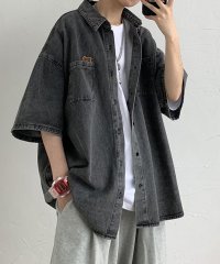 Rename /リネーム Rename ワンポイント オーバーサイズ ビッグシルエット デニムジャケット 半袖/508178248