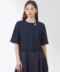AMACA/【Anniversary Piece】コットン幾何レースブルゾン/508180764