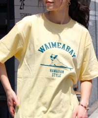 GLOSTER/【GLOSTER/グロスター】ハワイヌ ワイメアベイ クルーネック プリントTシャツ/508181632