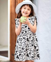 BeBe/【お揃い】マルシェフルーツ柄楊柳フリルワンピース(90~150cm)/508182677