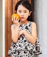 BeBe/【お揃い】マルシェフルーツ柄楊柳チュニックブラウス(100~150cm)/508182678