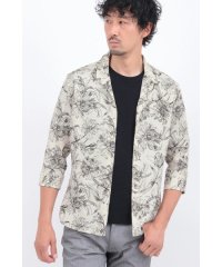 HIGH STREET/HIGH STREET∴ラインフラワーショートウイング７分袖シャツ/508193444